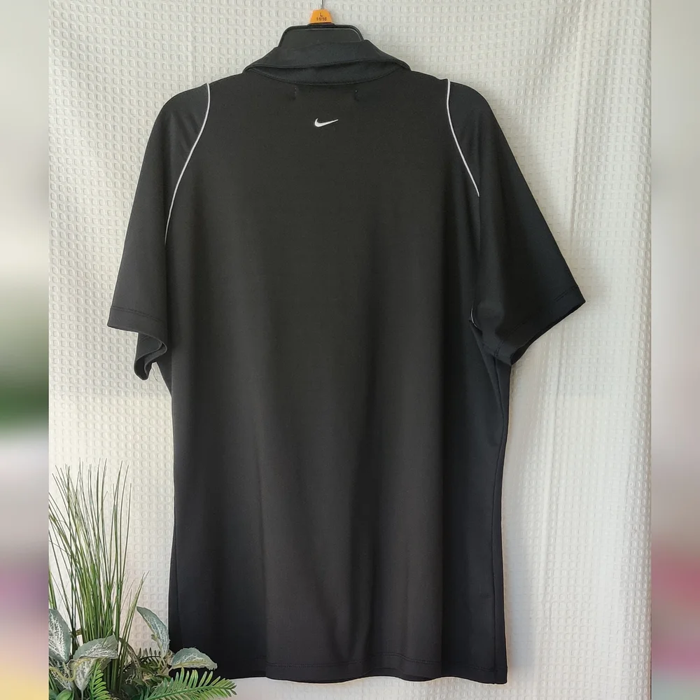 Nike Golf Men's DRI-FIT Black Polo Shirt Size XL(16/18)